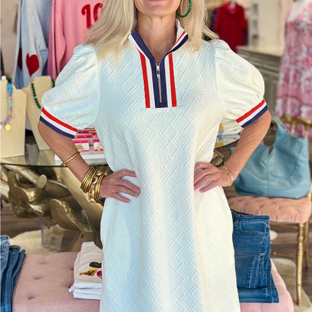Patriotic Dress - RED, WHITE & BLUE